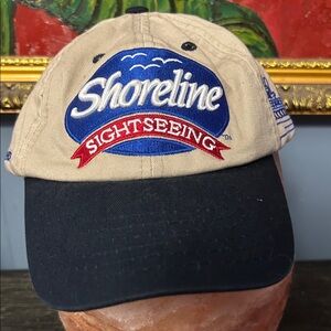 VTG Chicago water taxi Liberty Tan and Navy Shoreline Sightseeing Hat